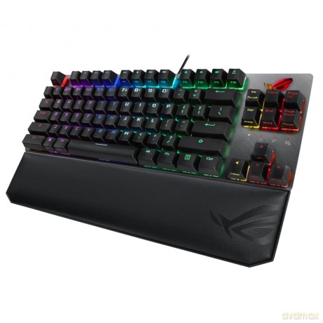 Klawiatura ROG STRIX Flare II 8000Hz/ ROG NX/ PBT/ USB 2.0/ czarna