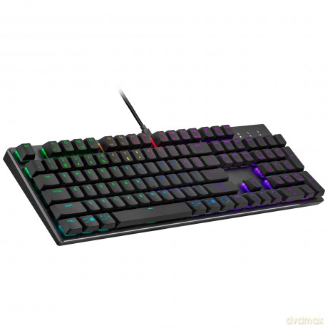 Klawiatura SK652 podświetlenie RGB low profile switch Red