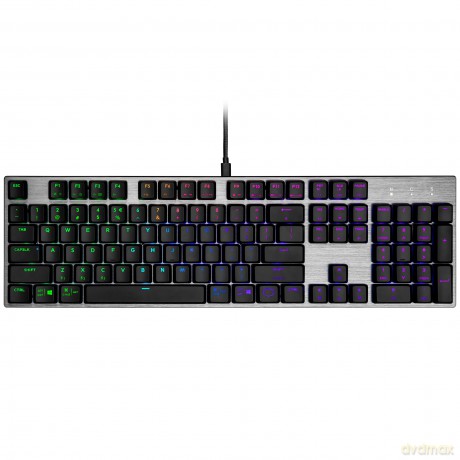 Klawiatura SK652 podświetlenie RGB low profile switch Red