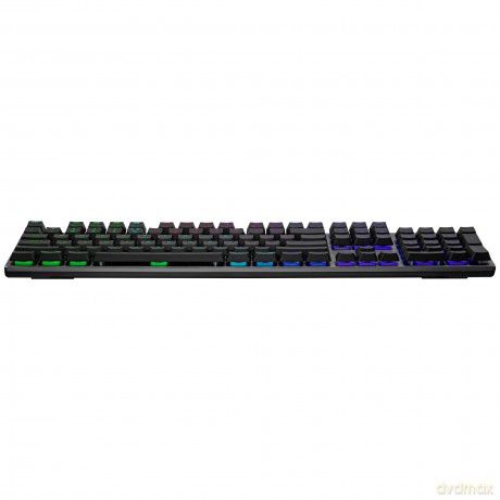 Klawiatura SK652 podświetlenie RGB low profile switch Red