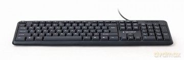 Klawiatura standardowa USB Cyrylica KB-U-103-RU czarna