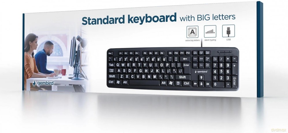 Klawiatura standardowa USB dla seniora
