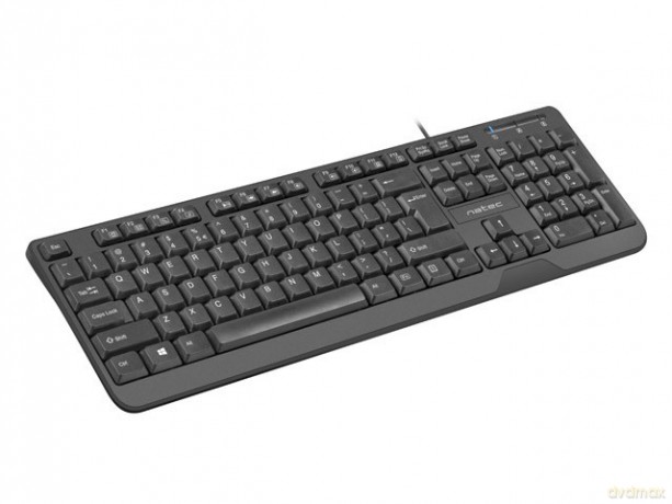 Klawiatura Trout Slim 1.8m czarna USB