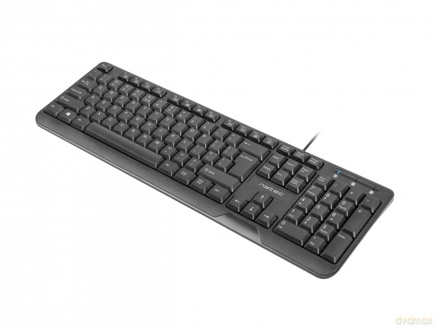 Klawiatura Trout Slim 1.8m czarna USB