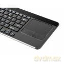 Klawiatura Turbot Slim 2.4GHz Touchpad, X-Scissors