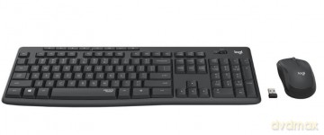 Klawiatura z myszką MK295 Silent Wireless Combo Graphite 920-00980