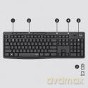 Klawiatura z myszką MK295 Silent Wireless Combo Graphite 920-00980