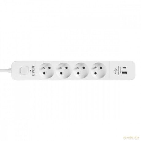 Listwa antyprzepięciowa PROTECT 4PL 1A1C USB T/LZ12-PRO015/1000