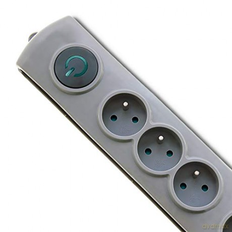 Listwa antyprzepięciowa Quick Switch, 4 gniazda, 1,5m, szara