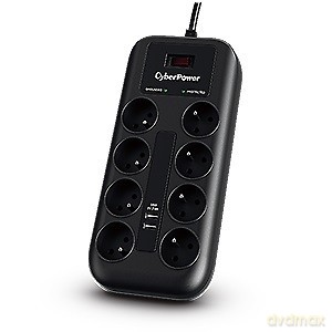 Listwa przepięciowa P0820SUF0-FR 8xFR/2xUSB