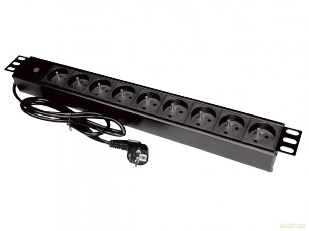 Listwa zasilająca 19" 9xCEE 7/5 wtyk CEE 7/7