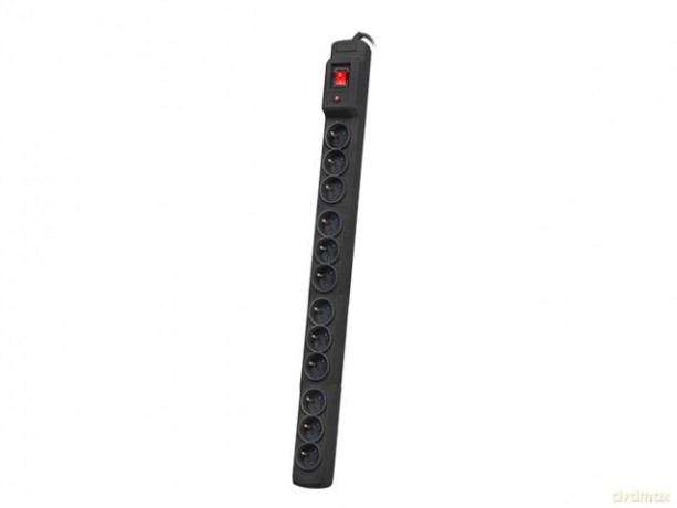Listwa zasilająca 5m multi M12 czarna M12/50/CZ