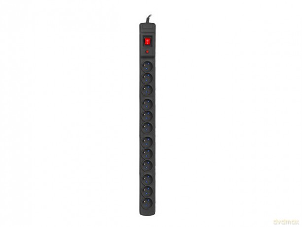 Listwa zasilająca 5m multi M12 czarna M12/50/CZ