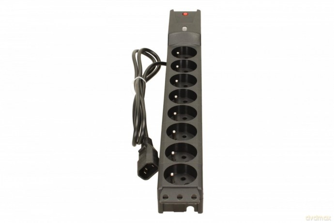 Listwa zasilająca LZRM 810 BW IEC 320, PDU, 1.5m