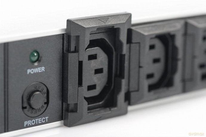 Listwa zasilająca PDU 19 cali RACK 10xC13, 2m 1xC14, 10A aluminiowa