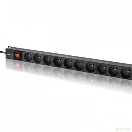 Listwa zasilająca PDU do RACK | 16A | 16xFRENCH | Pionowa | 1.8m