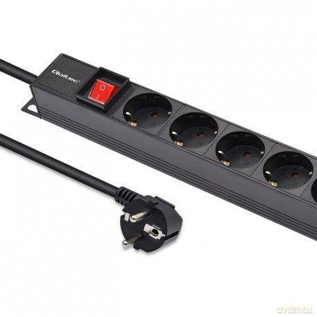 Listwa zasilająca PDU do RACK | 16A | 16xSCHUKO | Pionowa | 1.8m