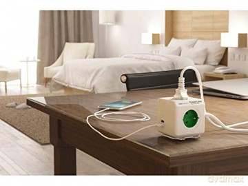 Listwa zasilająca PowerCube Extended USB 3m 2404/FREUPC Szara