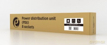 Listwa zasilająca rack (PDU), 8 gniazd FR, 1U, 10A, wtyk C14 3m