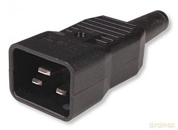 Listwa zasilająca Rack 19 cali do UPS 12 gniazd, 2m czarna, 250V/16A