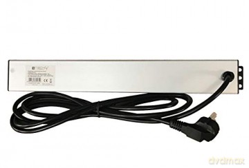 Listwa zasilająca rack 19cali 1,5U 250V/16A 8x Schuko 3m włącznik