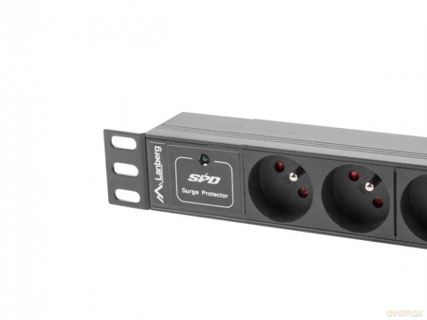 Listwa zasilająca Rack PDU 10 cali 1U 3x 230V PL 2m 10A czarna C14