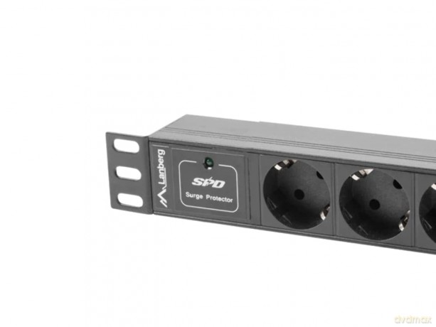 Listwa zasilająca Rack PDU 10 cali 1U 3x Schuko 2m 16A czarna