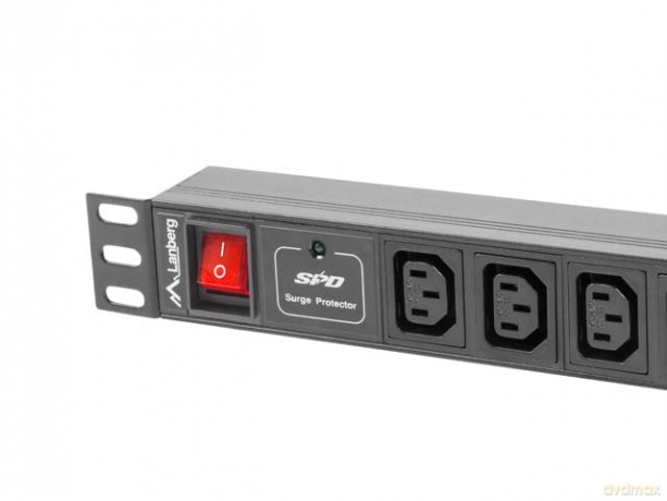 Listwa zasilająca Rack PDU 19 cali 1U 10A 10X IEC C13 2m C14 czarna