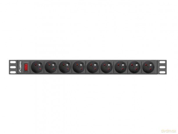 Listwa zasilająca rack PDU 19 cali 1U 16A 9X 230V PL 3m czarny