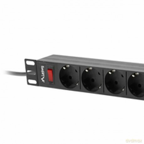 Listwa zasilająca Rack PDU 19 cali 1U 16A 9xSchuko 3m Czarna