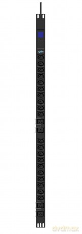 Listwa zasilająca rack pdu 19" 16a 20x iec c13 4 x iec c19 3m IEC C20 miernik pionowa