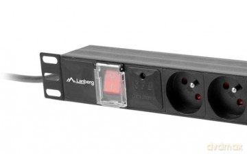 Listwa zasilająca Rack PDU 1U 16A 4X 230V PL 4X IEC C13 2m czarna
