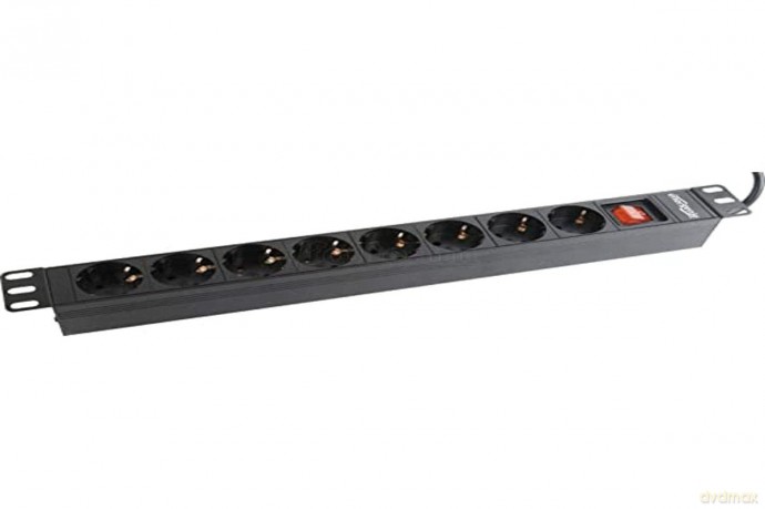 Listwa zasilająca RACK PDU 1U 16A/230V 8 gniazd Schuko 2m
