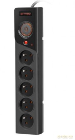 Listwa zasilająca Z5 1.5M 5x230V 10A Z5/15/CZ czarna