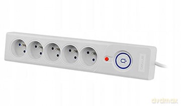 Listwa zasilająca Z5 1.5M 5x230V 10A Z5/15/SZ szara