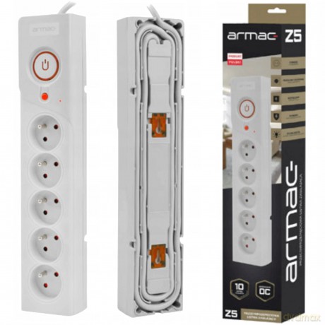 Listwa zasilająca Z5 3m 5x230V 10A Z5/30/SZ szara