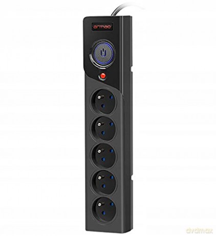 Listwa zasilająca Z5 5m 5x230V 10A Z5/50/CZ czarna