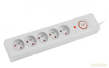 Listwa zasilająca Z5 5m 5x230V 10A Z5/50/SZ szara
