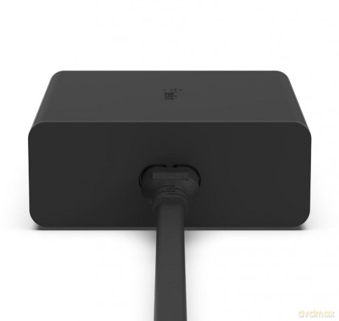 Ładowarka 108W 4-porty GaN 2xUSB- A 2xUSB-C czarna