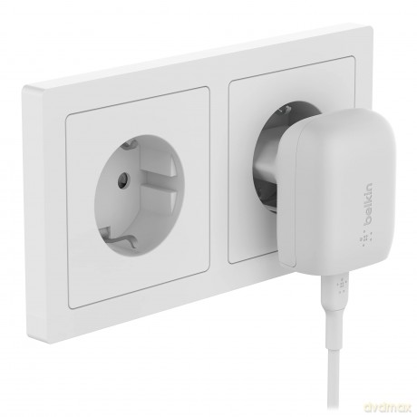 Ładowarka 20W USB-C PPS + kabel 1m USB-C/LTG biały