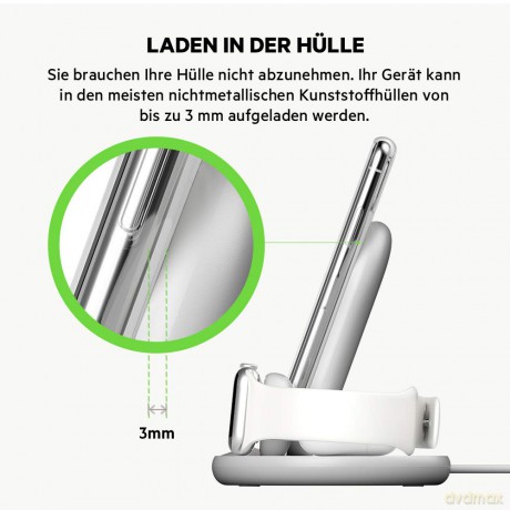 Ładowarka 3in1 Wireless Charging pad biała