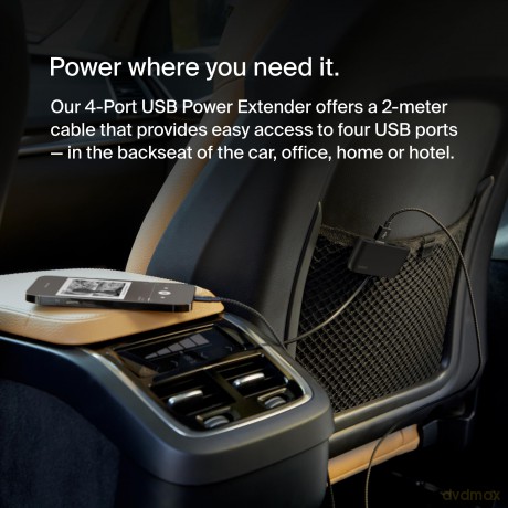 Ładowarka 4-portowa 2x USB-C 2xA do 30W czarna