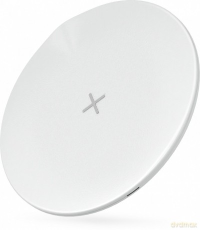 Ładowarka bezprzewodowa 10W YAC 5110WH, LED, certyfikat Qi