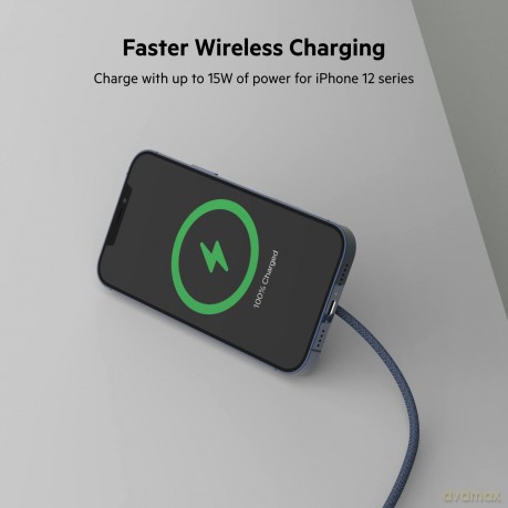 Ładowarka bezprzewodowa 15W bez zasilacza + kabel 2m, niebieska