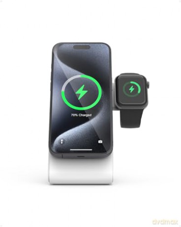 Ładowarka bezprzewodowa 3w1 z MagSafe do iPhone, Apple Watch i AirPods