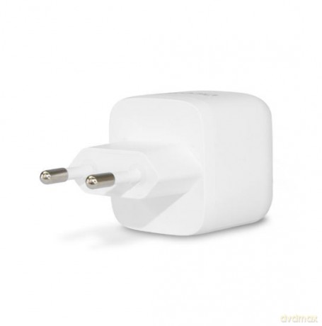 Ładowarka GaN 32W 2xUSB-A 1xUSB-C biała