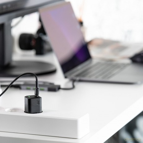Ładowarka GC PowerGaN 33W PD 3.0 QC 3.0 USB-C czarna