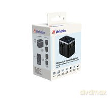 Ładowarka i adapter podróżny UTA-04 49546 PD 61W, QC 3.0, 2x USB-C, 3x USB-A