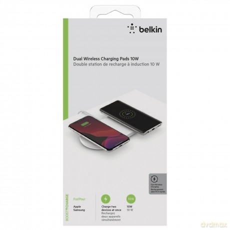 Ładowarka indukcyjna pad 2x10W Biała