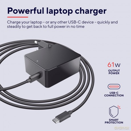 Ładowarka MacBook MAXO 61W USB-C